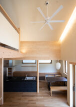 総社市岡谷軒の深い玄関と木格子の家 施工事例